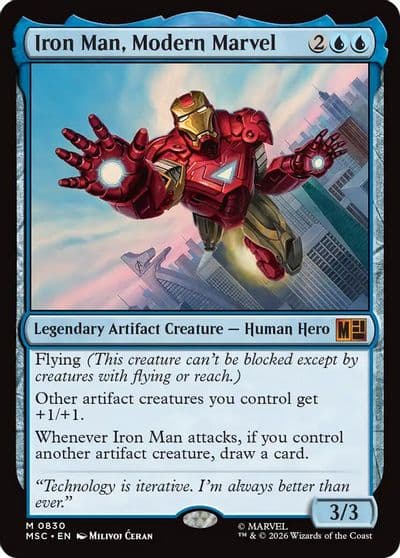 Iron Man Modern Marvel Commander: Marvel Super Heroes Magic card