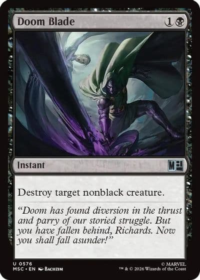 Doom Blade Commander: Marvel Super Heroes Magic card