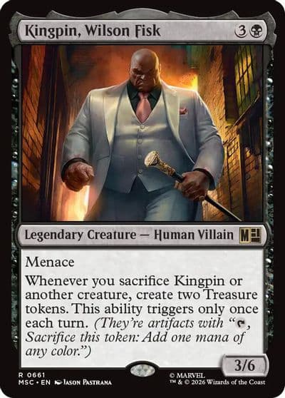 Kingpin Wilson Fisk Commander: Marvel Super Heroes Magic card