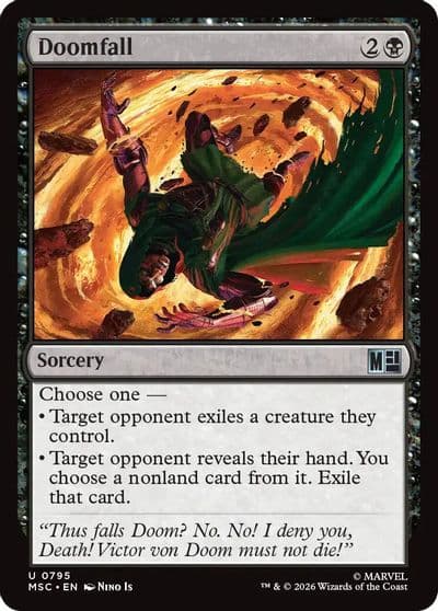 Doomfall Commander: Marvel Super Heroes Magic card