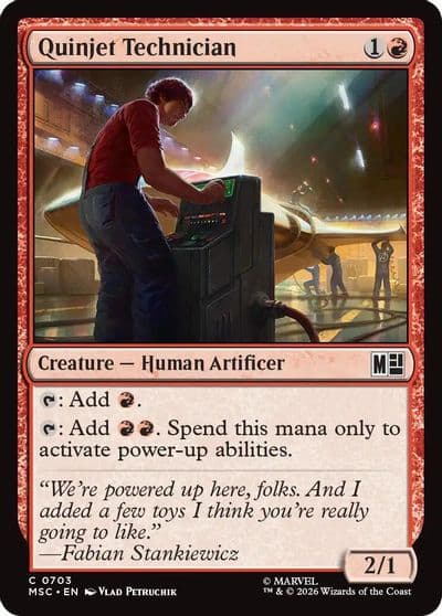 Quinjet Technician Commander: Marvel Super Heroes Magic card