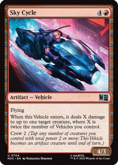 Sky Cycle Commander: Marvel Super Heroes Magic card