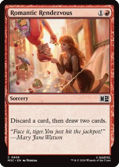 Romantic Rendezvous Commander: Marvel Super Heroes Magic card