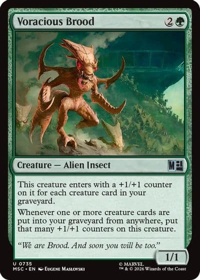 Voracious Brood Commander: Marvel Super Heroes Magic card