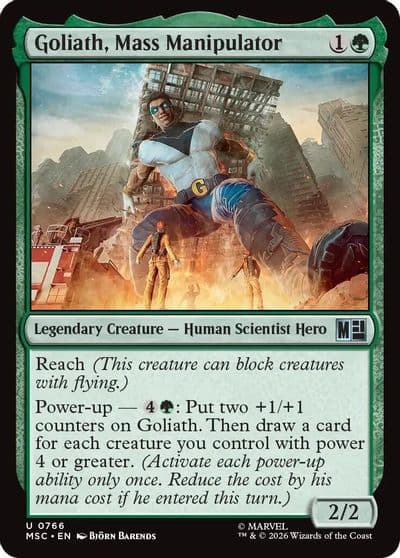 Goliath Mass Manipulator Commander: Marvel Super Heroes Magic card