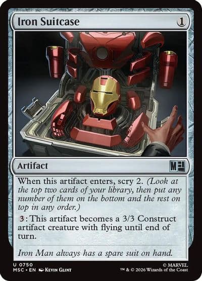 Iron Suitcase Commander: Marvel Super Heroes Magic card