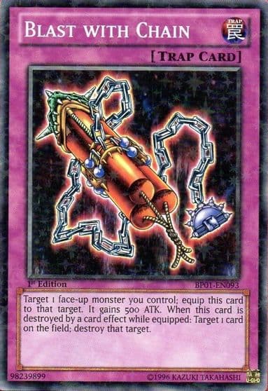 Blast with Chain Starfoil Battle Pack: Epic Dawn Yu-Gi-Oh! card