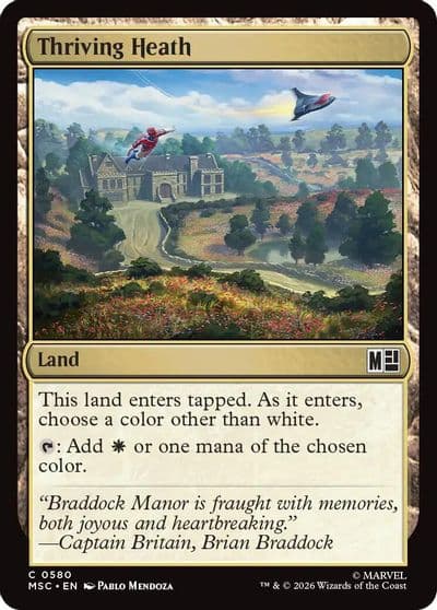 Thriving Heath Commander: Marvel Super Heroes Magic card