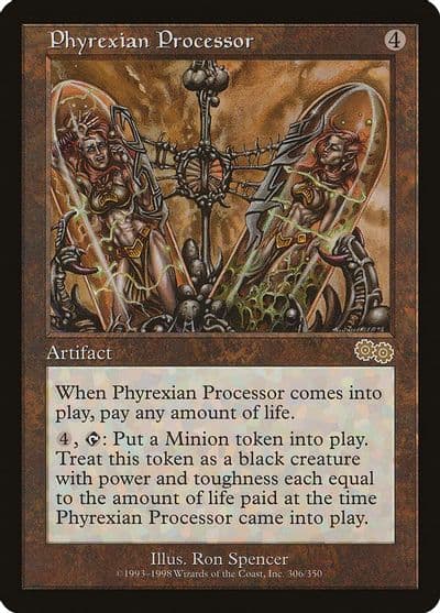 Phyrexian Processor Urza's Saga Magic card