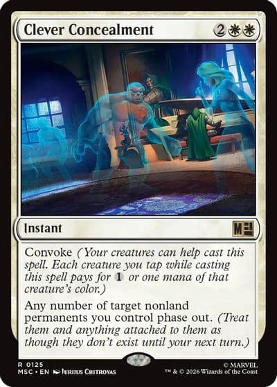 Clever Concealment Commander: Marvel Super Heroes Magic card
