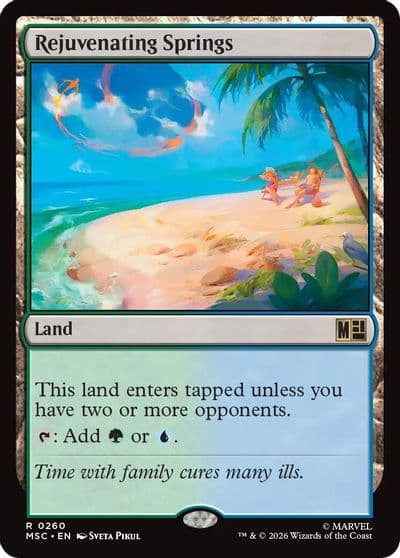 Rejuvenating Springs Surge Foil Commander: Marvel Super Heroes Magic card