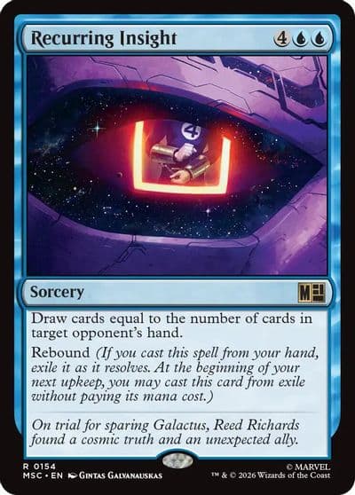 Recurring Insight Surge Foil Commander: Marvel Super Heroes Magic card