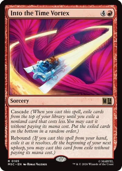 Into the Time Vortex Commander: Marvel Super Heroes Magic card