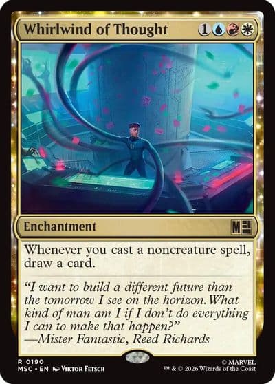 Whirlwind of Thought Surge Foil Commander: Marvel Super Heroes Magic card