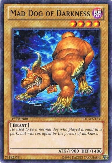 Mad Dog of Darkness Starfoil Battle Pack: Epic Dawn Yu-Gi-Oh! card