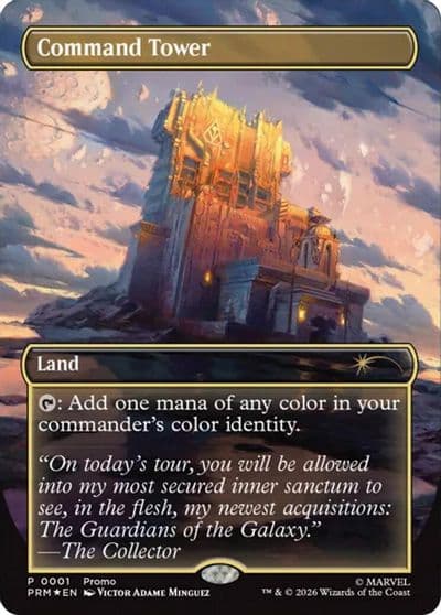 Command Tower Media Promos Magic card