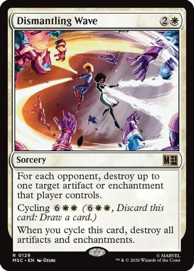 Dismantling Wave Surge Foil Commander: Marvel Super Heroes Magic card