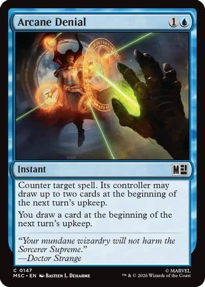 Arcane Denial Surge Foil Commander: Marvel Super Heroes Magic card
