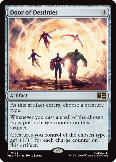 Door of Destinies Surge Foil Commander: Marvel Super Heroes Magic card