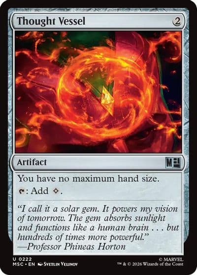 Thought Vessel Surge Foil Commander: Marvel Super Heroes Magic card