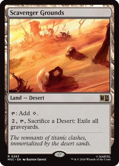 Scavenger Grounds Surge Foil Commander: Marvel Super Heroes Magic card