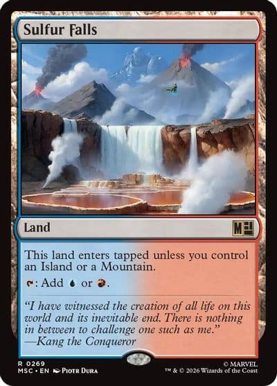 Sulfur Falls Surge Foil Commander: Marvel Super Heroes Magic card