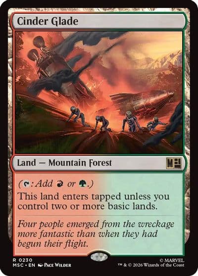 Cinder Glade Surge Foil Commander: Marvel Super Heroes Magic card