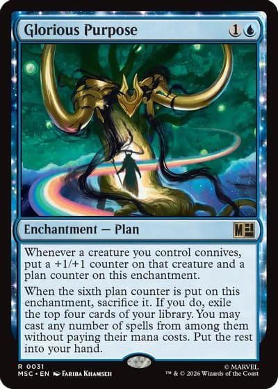 Glorious Purpose Surge Foil Commander: Marvel Super Heroes Magic card