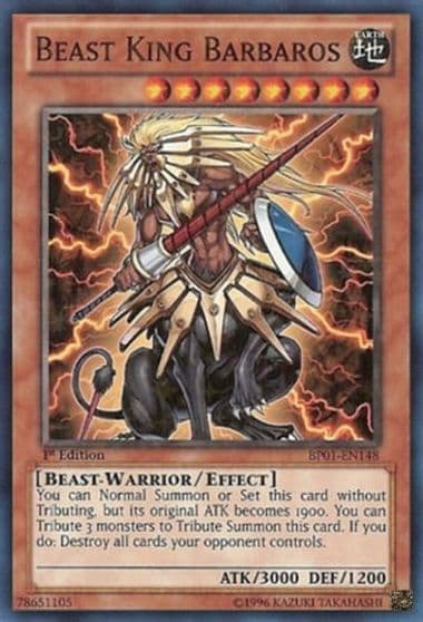 Beast King Barbaros Starfoil Battle Pack: Epic Dawn Yu-Gi-Oh! card