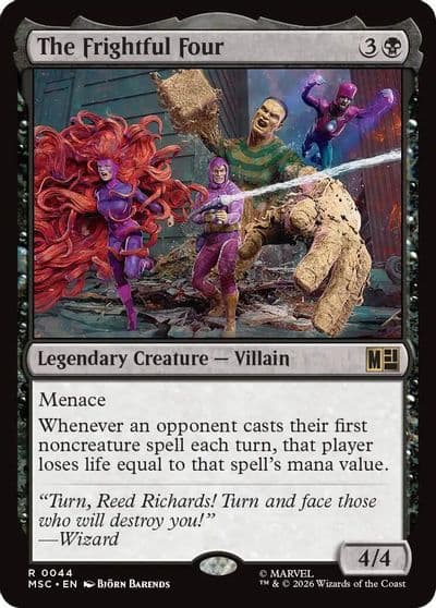 The Frightful Four Surge Foil Commander: Marvel Super Heroes Magic card