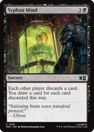 Syphon Mind Surge Foil Commander: Marvel Super Heroes Magic card