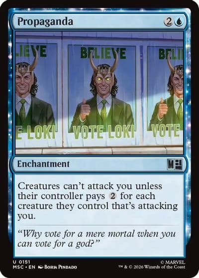 Propaganda Surge Foil Commander: Marvel Super Heroes Magic card