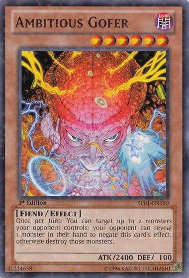 Ambitious Gofer Starfoil Battle Pack: Epic Dawn Yu-Gi-Oh! card