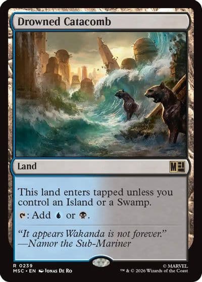 Drowned Catacomb Surge Foil Commander: Marvel Super Heroes Magic card