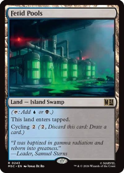 Fetid Pools Commander: Marvel Super Heroes Magic card