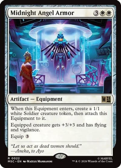 Midnight Angel Armor Commander: Marvel Super Heroes Magic card