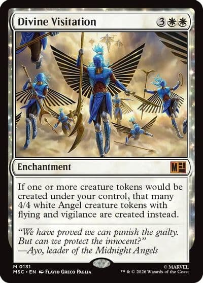 Divine Visitation Commander: Marvel Super Heroes Magic card