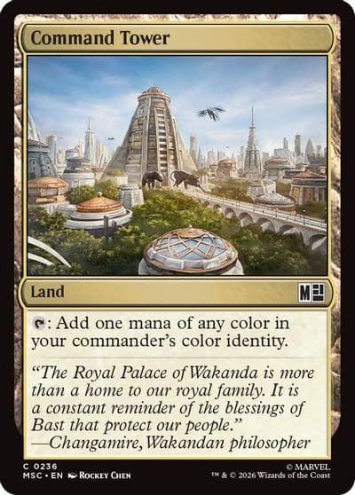 Command Tower 0236 Surge Foil Commander: Marvel Super Heroes Magic card