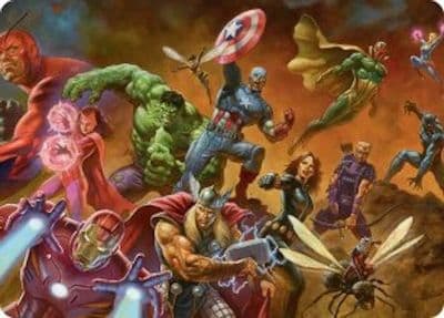 Avengers Assemble Art Card Art Series: Marvel Super Heroes Magic card