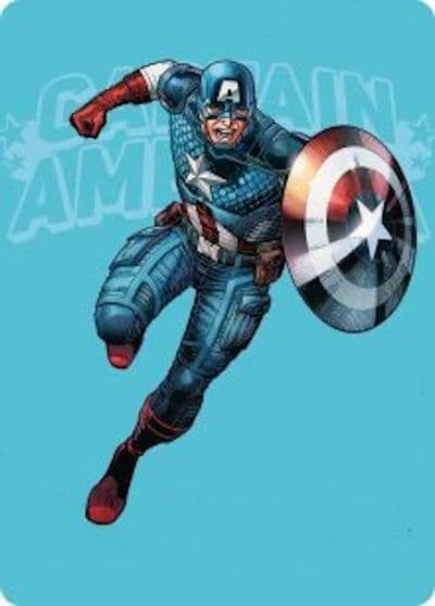 Captain America Super Soldier Art Card Art Series: Marvel Super Heroes Magic card