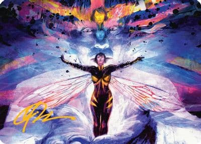 Pym Particles Art Card Gold Stamped Signature Art Series: Marvel Super Heroes Magic card