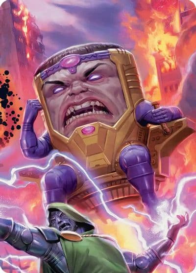 MODOK Evil Intellect Art Card Art Series: Marvel Super Heroes Magic card
