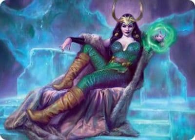Lady Loki Agent of Chaos Art Card Art Series: Marvel Super Heroes Magic card