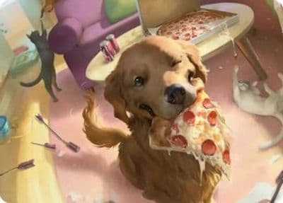 Lucky the Pizza Dog Art Card Art Series: Marvel Super Heroes Magic card