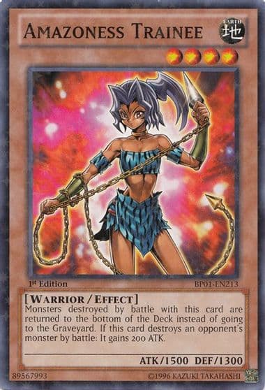 Amazoness Trainee Starfoil Battle Pack: Epic Dawn Yu-Gi-Oh! card