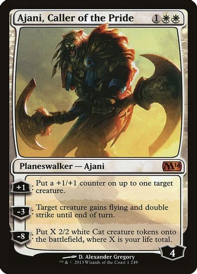 Ajani Caller of the Pride Magic 2014 (M14) Magic card