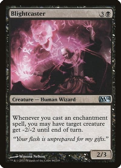 Blightcaster Magic 2014 (M14) Magic card