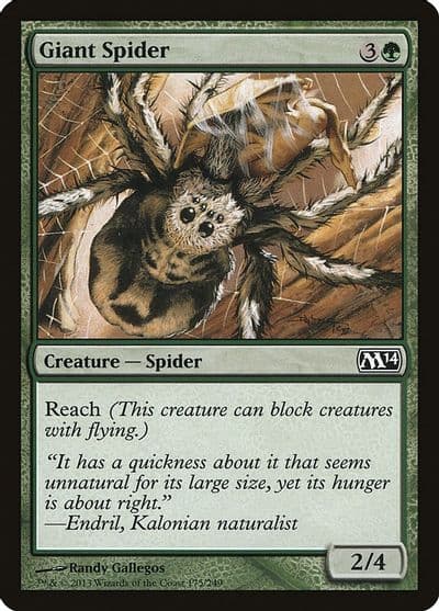 Giant Spider Magic 2014 (M14) Magic card