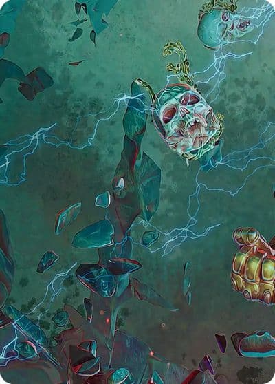 Thanos the Mad Titan Art Card 4 9 Art Series: Marvel Super Heroes Magic card