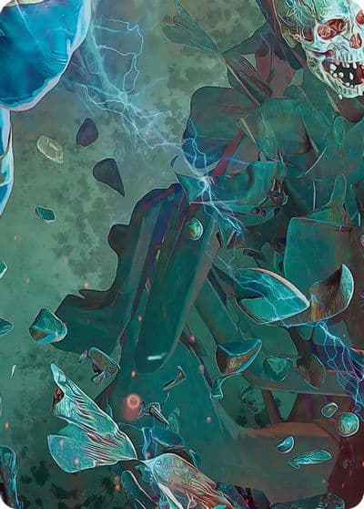 Thanos the Mad Titan Art Card 6 9 Art Series: Marvel Super Heroes Magic card